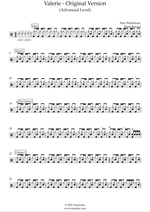Valerie (feat. Amy Winehouse) - Mark Ronson drum sheet music