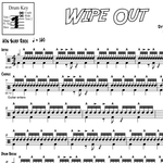 Wipe Out The Surfaris Full Drum Transcription / Drum Sheet Music OnlineDrummer.com
