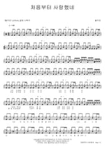 I Loved You from the Start (처음부터 사랑했네) Runway (활주로) Full Drum Transcription / Drum Sheet Music COPYDRUM