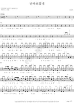 I Was a Fool (난 바보였네) Kim Seung Deok (김승덕) Full Drum Transcription / Drum Sheet Music COPYDRUM