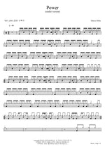 Power Marcus Miller Full Drum Transcription / Drum Sheet Music COPYDRUM