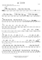Thinking of You (널 그리며) Park Nam Jung (박남정) Full Drum Transcription / Drum Sheet Music COPYDRUM