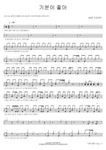 기분이 좋아 406호 프로젝트 Full Drum Transcription / Drum Sheet Music COPYDRUM
