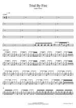 Trial By Fire Judas Priest Full Drum Transcription / Drum Sheet Music COPYDRUM