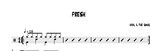 Fresh Kool & The Gang Simplified Drum Transcription / Drum Sheet Music Daniel Galaz