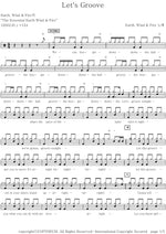 Let's Groove Earth, Wind & Fire Full Drum Transcription / Drum Sheet Music COPYDRUM