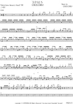 Chick corea Spain Full Drum Transcription / Drum Sheet Music COPYDRUM
