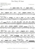 The Diary of Jane Breaking Benjamin Full Drum Transcription / Drum Sheet Music COPYDRUM