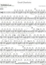 I Just Wanna Live Good Charlotte Full Drum Transcription / Drum Sheet Music COPYDRUM