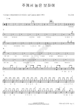 Seated on the Throne (주께서 높은 보좌에) ANOINTING (어노인팅) Full Drum Transcription / Drum Sheet Music COPYDRUM