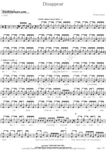 Disappear Evanescence Full Drum Transcription / Drum Sheet Music COPYDRUM