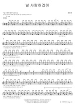 I Will Love You (널 사랑하겠어) Zoo (동물원) Full Drum Transcription / Drum Sheet Music COPYDRUM
