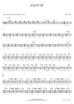 I LUV IT (I LUV IT) PSY (싸이) Full Drum Transcription / Drum Sheet Music COPYDRUM
