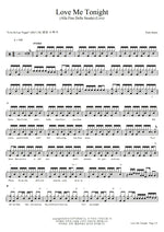 Love Me Tonight (Alla Fine Della Strada) (Live) Tom Jones Full Drum Transcription / Drum Sheet Music COPYDRUM