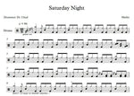 Saturday Night Misfits Full Drum Transcription / Drum Sheet Music Franki Bio