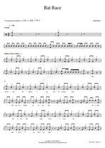Rat Race Impellitteri Full Drum Transcription / Drum Sheet Music COPYDRUM