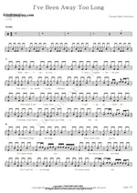 I've Been Away Too Long George Baker Full Drum Transcription / Drum Sheet Music COPYDRUM