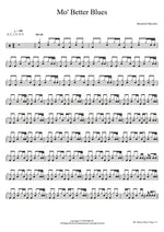 Mo' Better Blues Branford Marsalis Quartet and Terence Blanchard Full Drum Transcription / Drum Sheet Music COPYDRUM