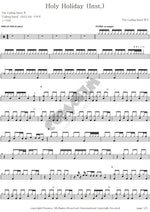 Holy Holiday Calling Band Full Drum Transcription / Drum Sheet Music COPYDRUM