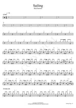 Sailing Rod Stewart Full Drum Transcription / Drum Sheet Music COPYDRUM