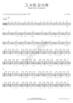 Grateful for That Love (그 사랑 감사해) ANOINTING (어노인팅) Full Drum Transcription / Drum Sheet Music COPYDRUM