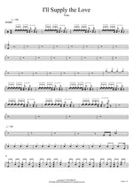 I'll Supply the Love Toto Full Drum Transcription / Drum Sheet Music COPYDRUM