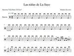 Las Niñas de la Saye Mojinos Escozíos Full Drum Transcription / Drum Sheet Music Franki Bio