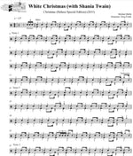 White Christmas (with Shania Twain) Michael Buble Full Drum Transcription / Drum Sheet Music DrumSetSheetMusic.com