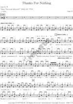 Thanks for Nothing Sum 41 Full Drum Transcription / Drum Sheet Music COPYDRUM