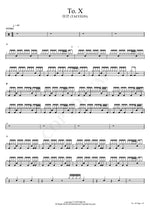To. X Taeyeon (TAEYEON) (태연 (TAEYEON)) Full Drum Transcription / Drum Sheet Music COPYDRUM