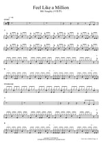 Feel Like a Million (Feel Like a Million) BIG Naughty (서동현) Full Drum Transcription / Drum Sheet Music COPYDRUM