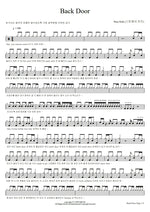 Back Door Stray Kids (스트레이 키즈) Full Drum Transcription / Drum Sheet Music COPYDRUM