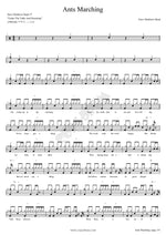 Ants Marching Dave Matthews Band Full Drum Transcription / Drum Sheet Music COPYDRUM