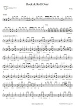 Rock & Roll Over Mr. Big Full Drum Transcription / Drum Sheet Music COPYDRUM