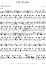 Chilly Cha Cha Jessica Jay Full Drum Transcription / Drum Sheet Music COPYDRUM