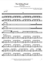 The Killing Road Megadeth Full Drum Transcription / Drum Sheet Music Realsongbook