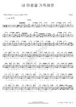 Filling My Heart (내 마음을 가득채운) Park Cheol Soon (박철순) Full Drum Transcription / Drum Sheet Music COPYDRUM