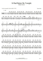 It Had Better Be Tonight Michael Buble Full Drum Transcription / Drum Sheet Music COPYDRUM