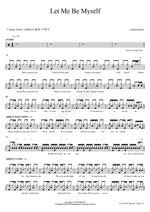 Let Me Be Myself 3 Doors Down Full Drum Transcription / Drum Sheet Music COPYDRUM