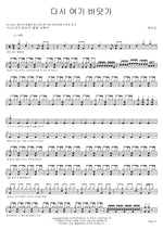 Again at the Seaside (다시 여기 바닷가) SSAK3 (싹쓰리) Full Drum Transcription / Drum Sheet Music COPYDRUM