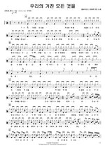 All That We Have (우리의 가진 모든 것을) Worship and Praise (경배와 찬양) Full Drum Transcription / Drum Sheet Music COPYDRUM