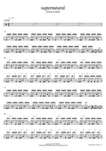 Supernatural Ariana Grande Full Drum Transcription / Drum Sheet Music COPYDRUM