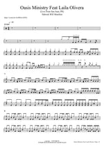 Oasis Ministry (feat. Laila Olivera) (Live from San Juan, PR) - Yahweh Will Manifest drum sheet music