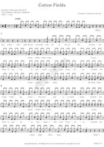 Cotton Fields Creedence Clearwater Revival (CCR) Full Drum Transcription / Drum Sheet Music COPYDRUM