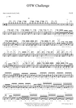 OTW Challenge (OTW Challenge) Jo Sung Chang (조성창) Full Drum Transcription / Drum Sheet Music COPYDRUM