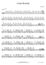 I Ain't Worried (from Top Gun: Maverick) OneRepublic Full Drum Transcription / Drum Sheet Music COPYDRUM