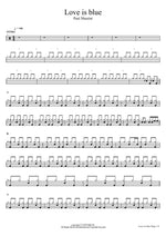 Love is blue Paul Mauriat Full Drum Transcription / Drum Sheet Music COPYDRUM