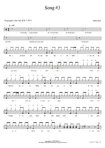 Song #3 Stone Sour Full Drum Transcription / Drum Sheet Music COPYDRUM