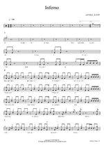 Inferno (Inferno) ASTERIA, 임재현 (아스테리아, 임재현) Full Drum Transcription / Drum Sheet Music COPYDRUM