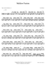 Mellow Fusion J Rod Sullivan Full Drum Transcription / Drum Sheet Music COPYDRUM